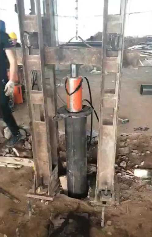 邢台巨鹿县钢管桩加固
